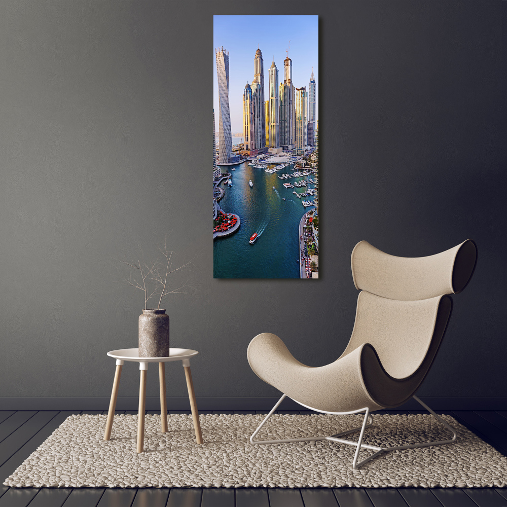 Print on acrylic Bay of Dubai