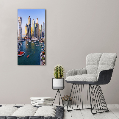 Print on acrylic Bay of Dubai