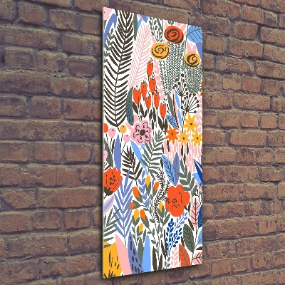 Print on acrylic Tropical flowers