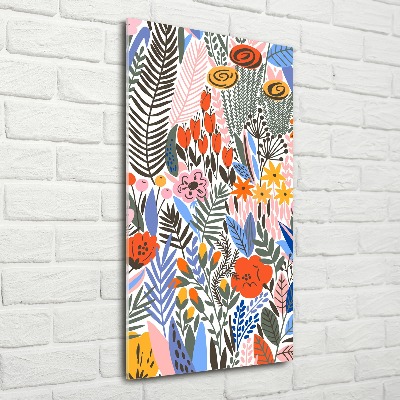 Print on acrylic Tropical flowers