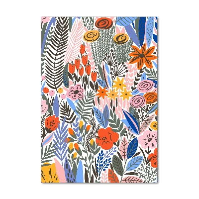 Print on acrylic Tropical flowers