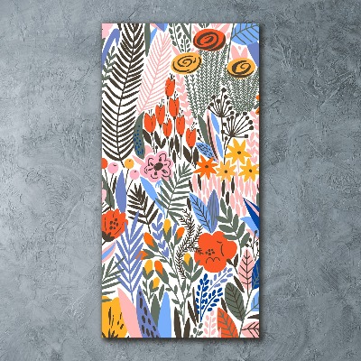 Print on acrylic Tropical flowers