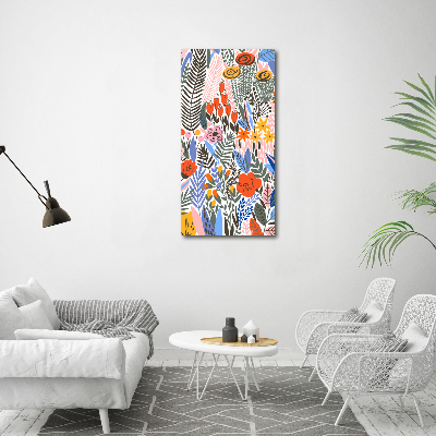 Print on acrylic Tropical flowers