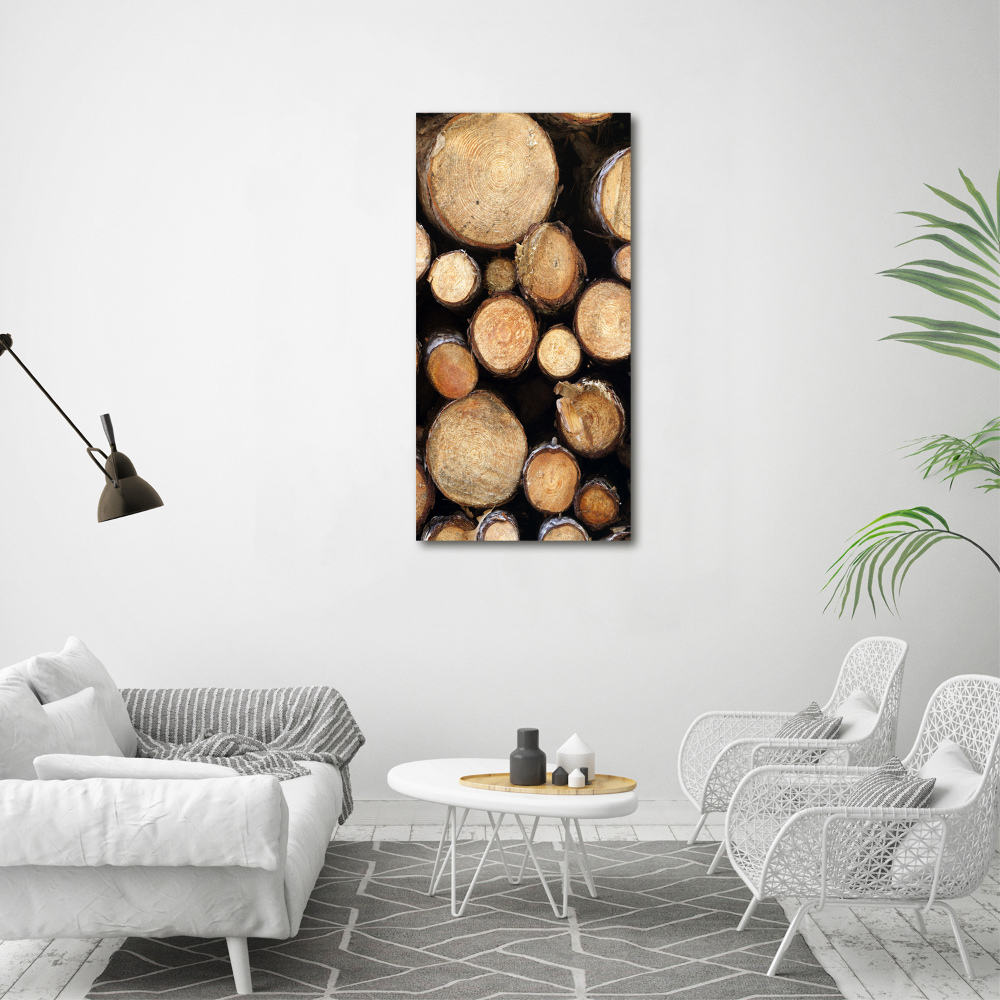 Acrylic print Logs