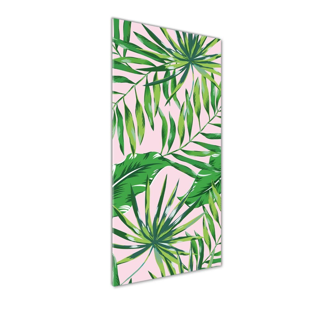 Print on acrylic Tropical leaves