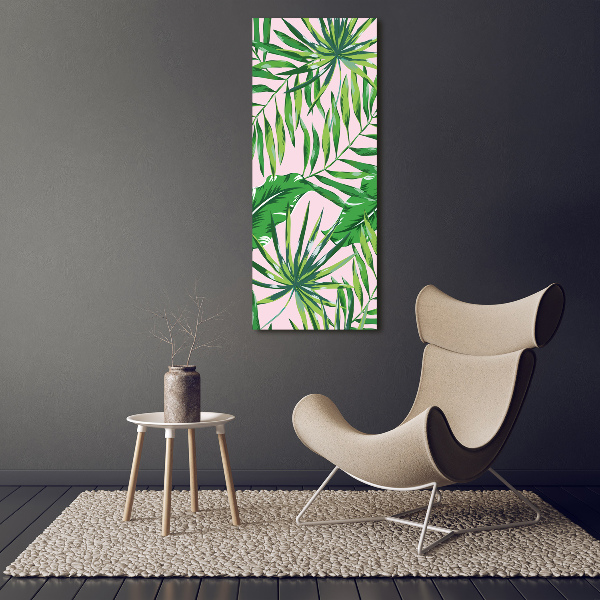 Print on acrylic Tropical leaves