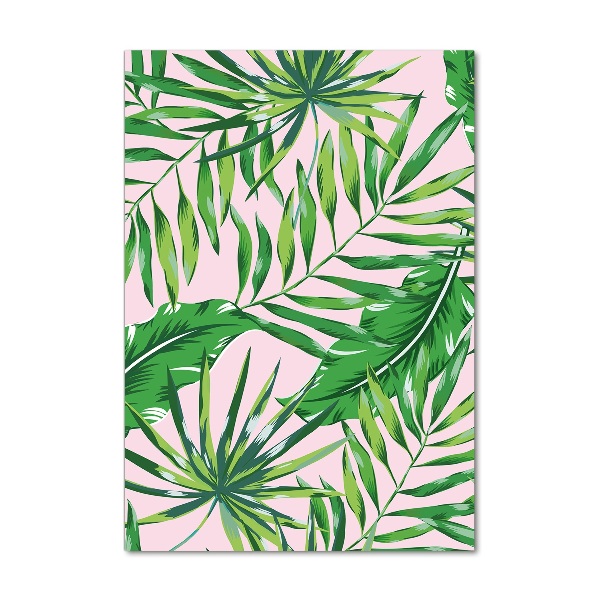 Print on acrylic Tropical leaves