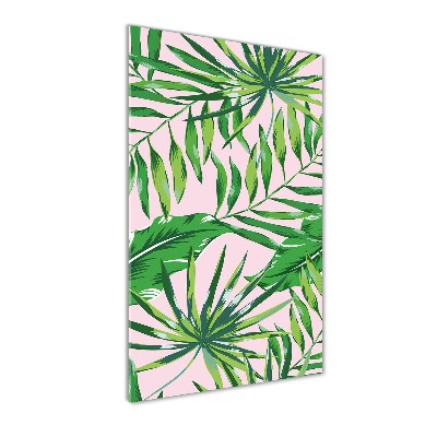 Print on acrylic Tropical leaves