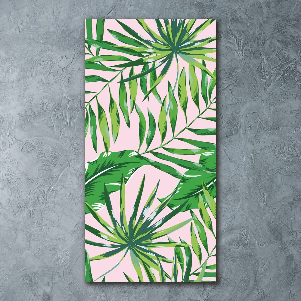 Print on acrylic Tropical leaves