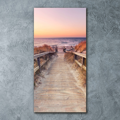 Print on acrylic Path to the beach