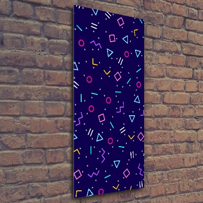 Print on acrylic glass Geometric background