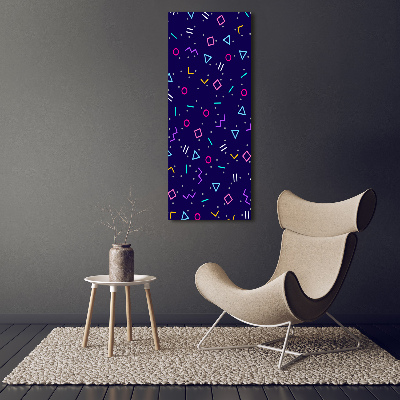 Print on acrylic glass Geometric background