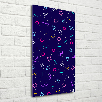 Print on acrylic glass Geometric background