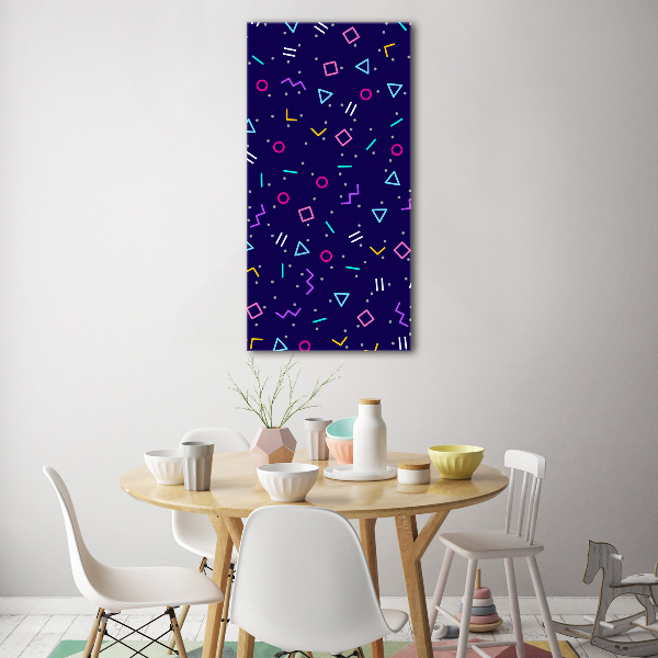 Print on acrylic glass Geometric background