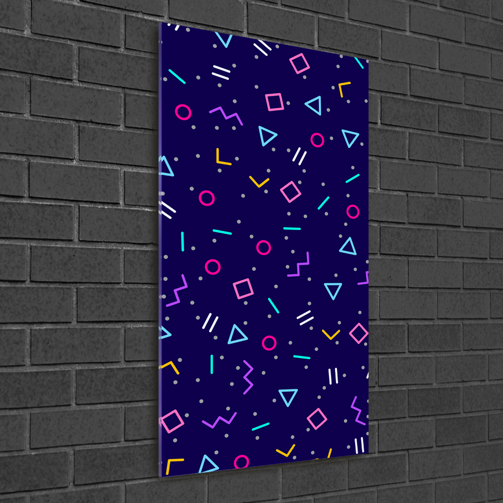 Print on acrylic glass Geometric background