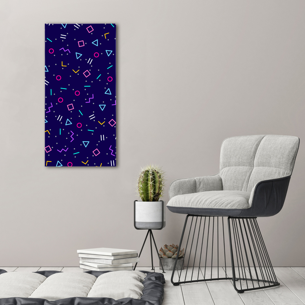 Print on acrylic glass Geometric background