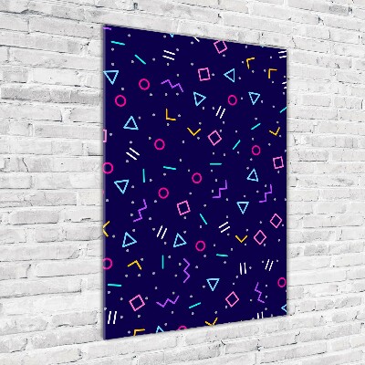 Print on acrylic glass Geometric background