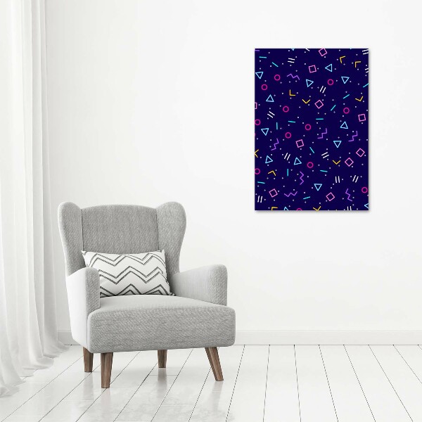 Print on acrylic glass Geometric background