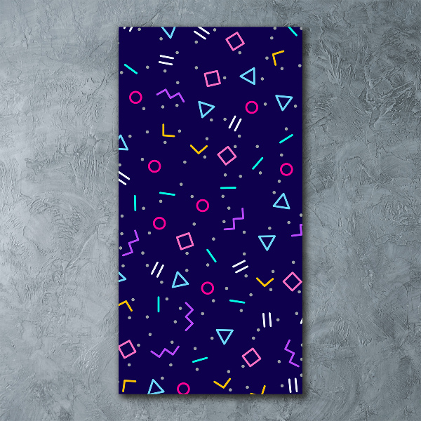 Print on acrylic glass Geometric background