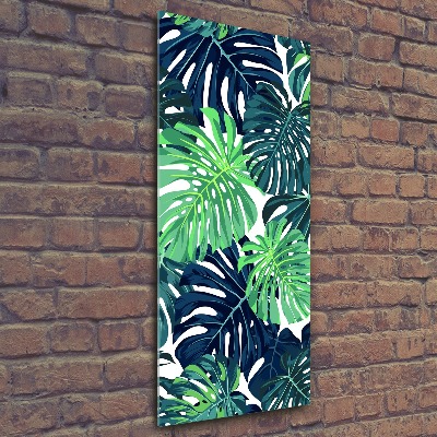 Print on acrylic Tropical leaves