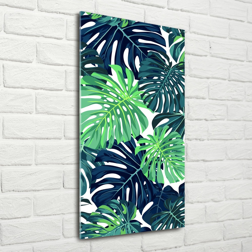 Print on acrylic Tropical leaves