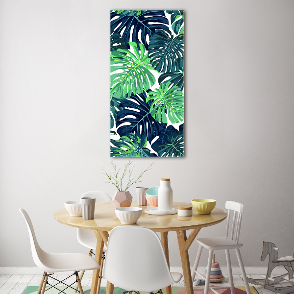 Print on acrylic Tropical leaves