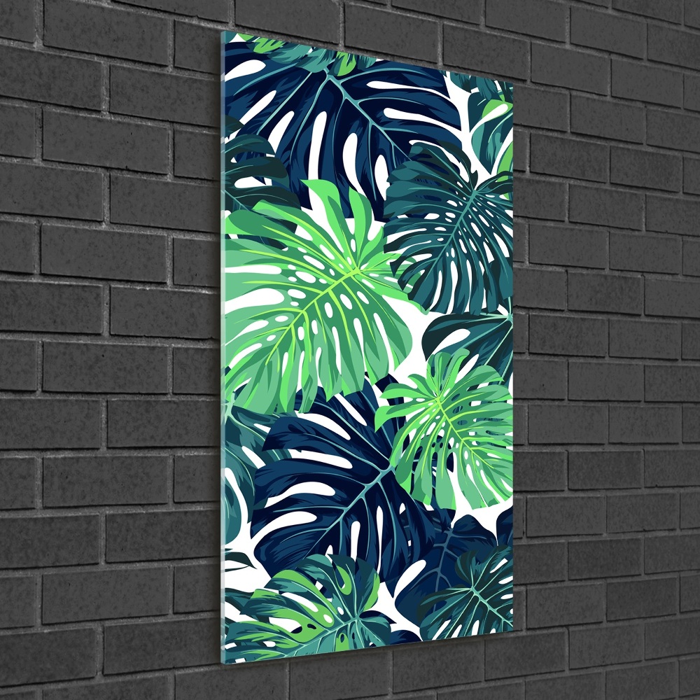 Print on acrylic Tropical leaves