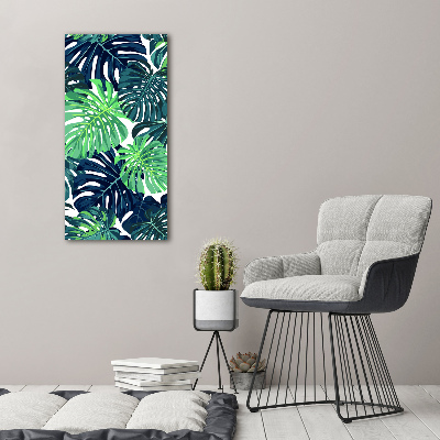 Print on acrylic Tropical leaves