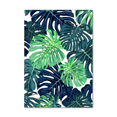 Print on acrylic Tropical leaves