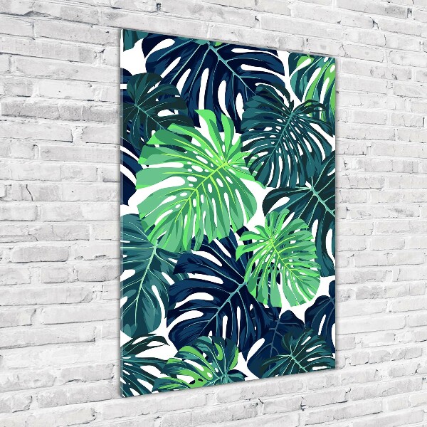 Print on acrylic Tropical leaves