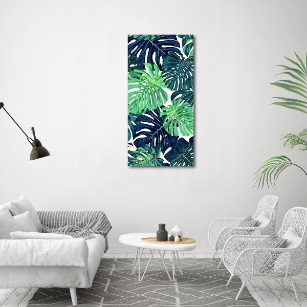 Print on acrylic Tropical leaves