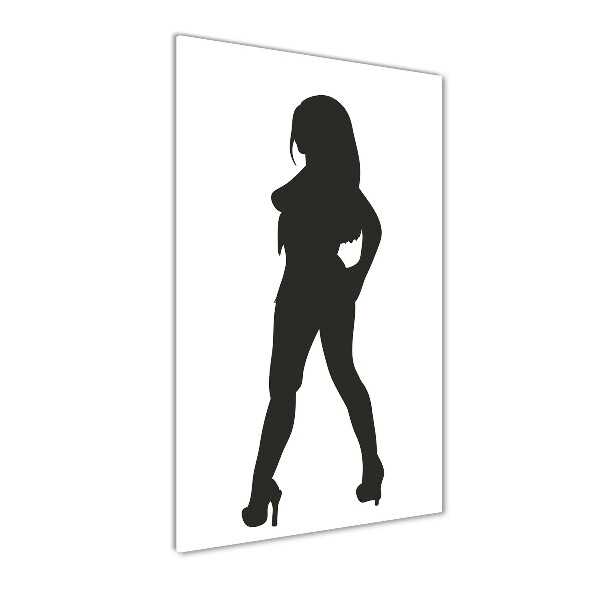 Print on acrylic glass A woman's silhouette