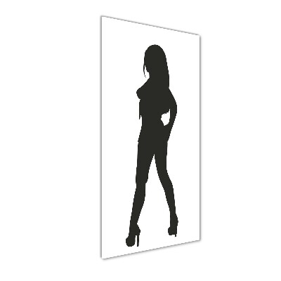 Print on acrylic glass A woman's silhouette