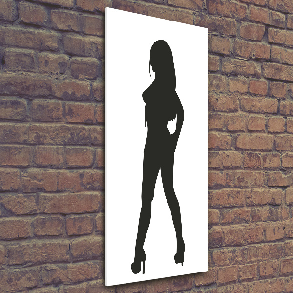 Print on acrylic glass A woman's silhouette