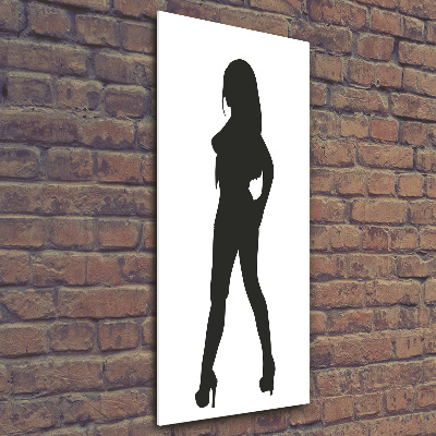 Print on acrylic glass A woman's silhouette