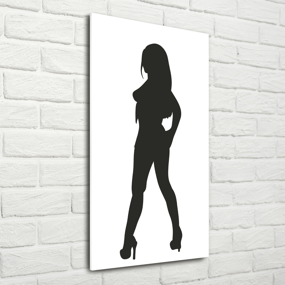 Print on acrylic glass A woman's silhouette