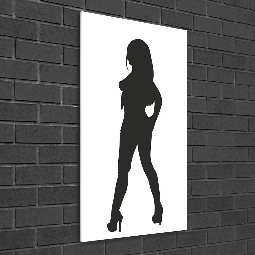 Print on acrylic glass A woman's silhouette