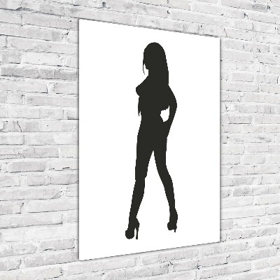 Print on acrylic glass A woman's silhouette