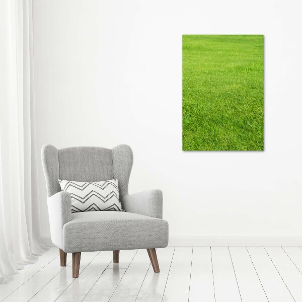 Print on acrylic green grass