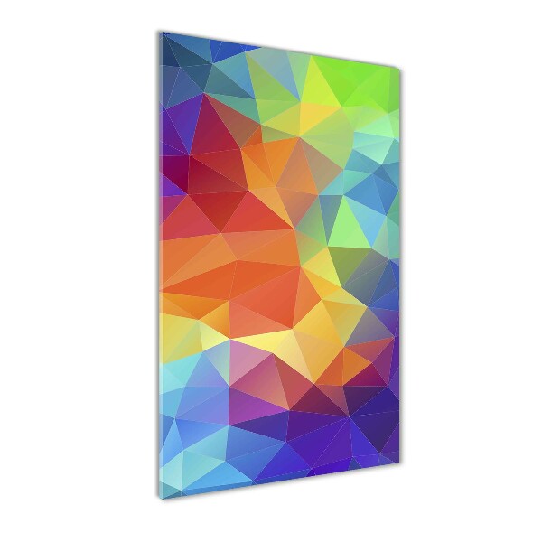 Wall art acrylic Abstraction of the triangle