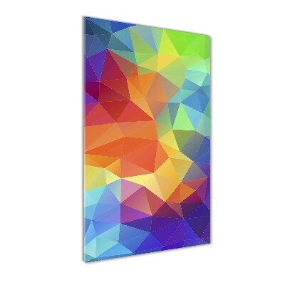 Wall art acrylic Abstraction of the triangle