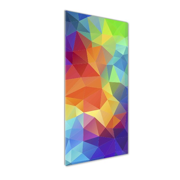 Wall art acrylic Abstraction of the triangle