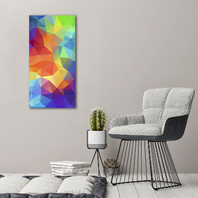 Wall art acrylic Abstraction of the triangle