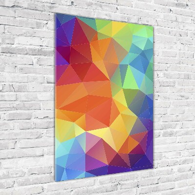 Wall art acrylic Abstraction of the triangle