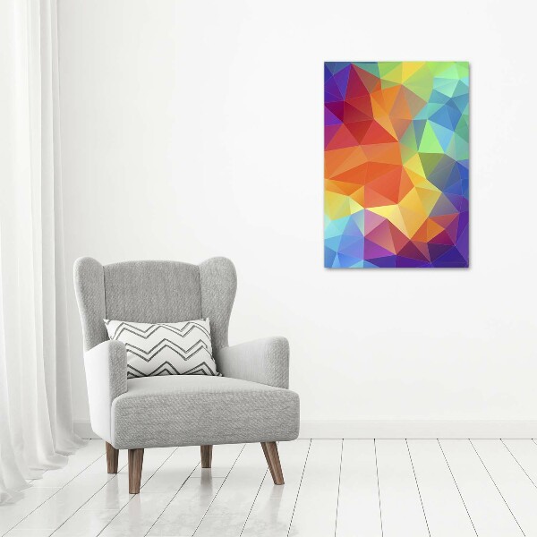 Wall art acrylic Abstraction of the triangle