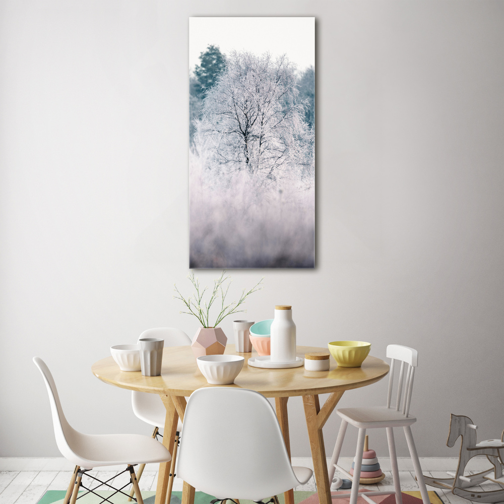 Print on acrylic Forest in winter