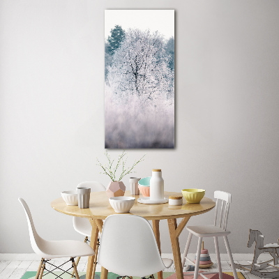 Print on acrylic Forest in winter