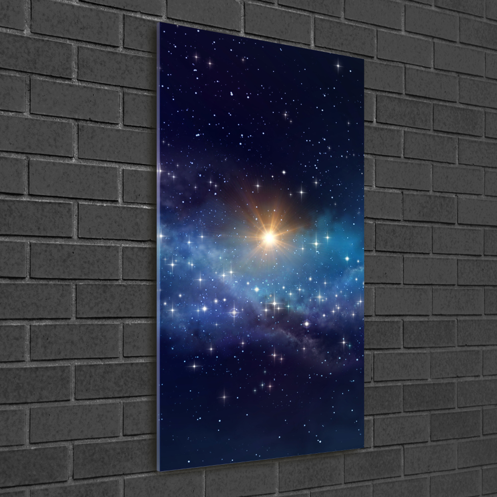 Acrylic wall art Starry sky