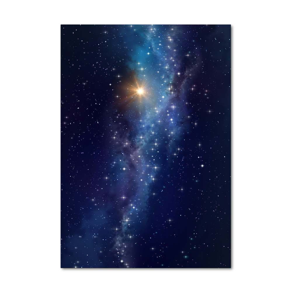 Acrylic wall art Starry sky