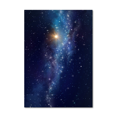 Acrylic wall art Starry sky